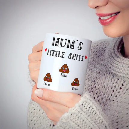 Personalised Little Shi*s Mug for Mum