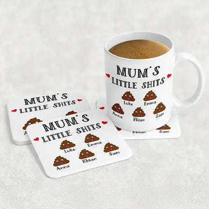 Personalised Little Shi*s Mug for Mum