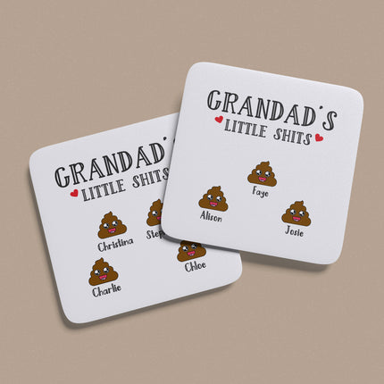 personalised-grandads-little-turds-coaster-gift-for-grandad